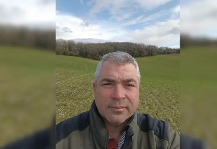 <em class="placeholder">Sébastien Martinaud, agriculteur en Charente.</em>