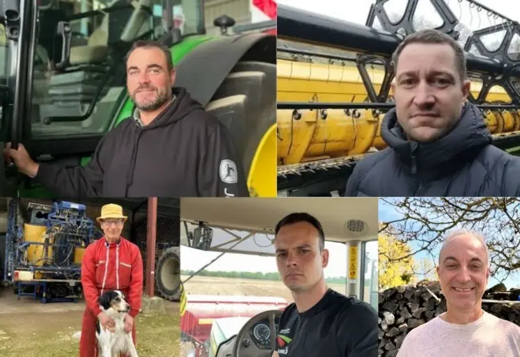 <em class="placeholder">Emmanuel Fontaine (Jura), Olivier Cosnard (Maine-et-Loire), Antoine Allard (Charente), Pierre Chollet (Gironde), Franck Bertrand (Val-d'Oise). </em>