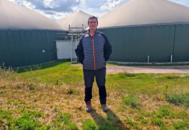 <em class="placeholder">Guillaume Debreuve, agriculteur à Dierrey-Saint-Pierre (Aube),"Dans le méthaniseur, le seigle se dégrade plus difficilement qu'une orge, provoquant un épaississement du ...</em>