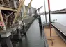 <em class="placeholder">Chargement d'une péniche avec du blé dans le terminal portuaire Senalia de Rouen. Transport fluvial et maritime des matières premières agricoles. Commerce du grain. ...</em>