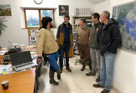 <em class="placeholder">Les cinq associés de la SEP de Bord Brienon-sur-Armançon, dans l'Yonne</em>