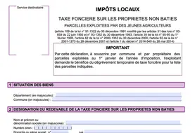 <em class="placeholder">Formulaire de souscription du dégrèvement de taxe foncière pour les jeunes agriculteurs</em>