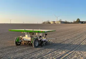 <em class="placeholder">Photo de robot désherbeur en betterave

</em>