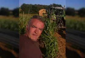 Xavier Priault, céréalier dans le Loiret.