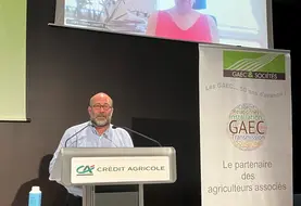 <em class="placeholder">Grégory Nivelle président de Gaec &amp; Sociétés au congrès de Montrouge (2026)</em>