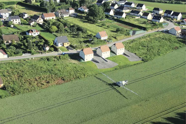 Traitement d'une parcelle de céréales