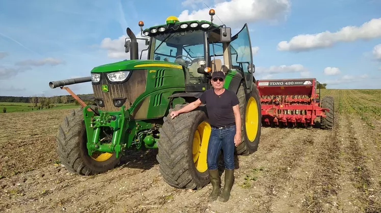 Jean-Marc Capron, agriculteur à Martizay dans l'Indre, "Contre les maladies du blé, je me focalise sur une application au stade dernière feuille étalée. C’est le traitement pivot de ma protection."