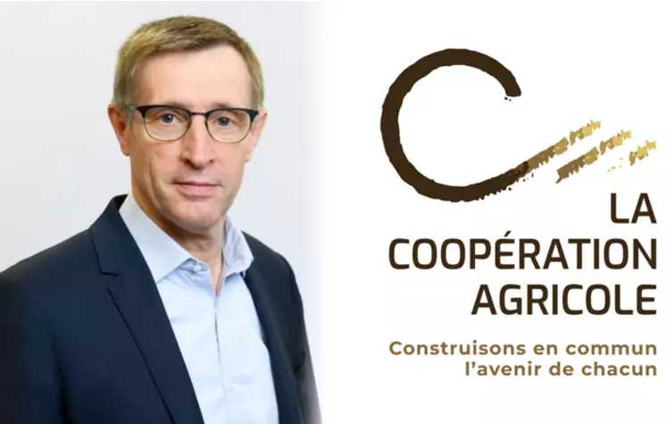 Dominique Chargé, président de la Coopération agricole, veut « rendre visible notre ambition sur le sujet du carbone, mais pas l’envisager sur la base de la réduction de la production, sur la délocalisation ni sur l’augmentation des importations. » © la Coopération agricole