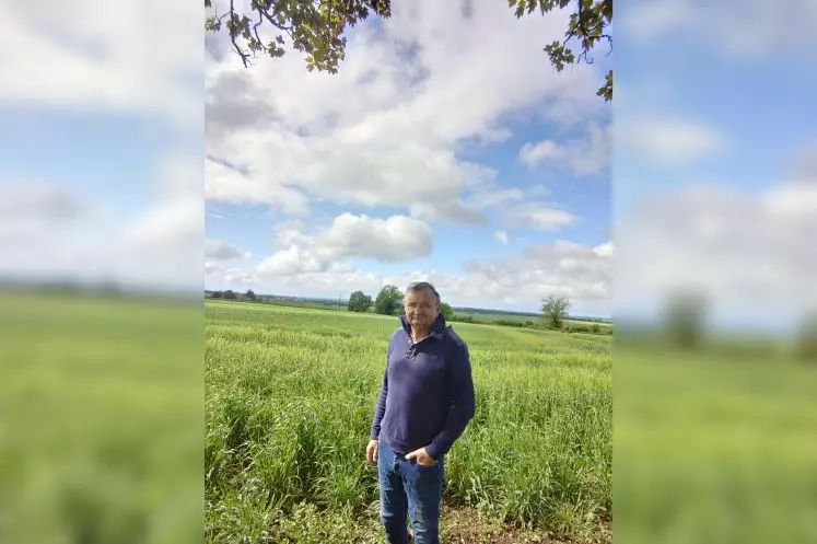 Jean-Yves Couturier, agriculteur en Charente 