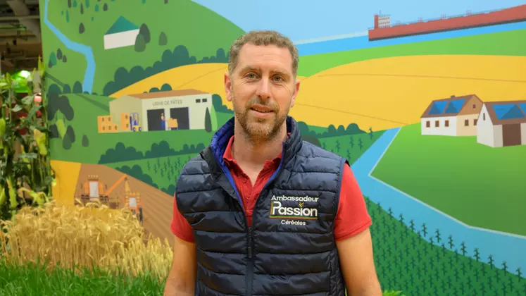 Guillaume Chamouleau, agriculteur à Cellefrouin en Charente