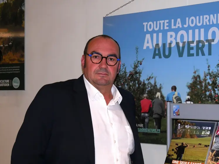 <em class="placeholder">Cédric Tranquard, président de la commission faune sauvage à la FNSEA, céréalier à Archingeay (Charente-Maritime)&quot; Il y a de bons retours dans certains départements ...</em>