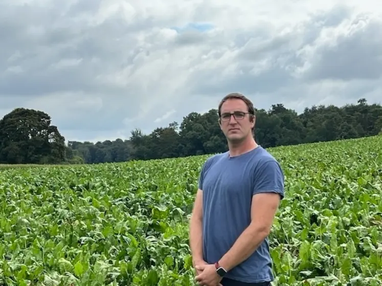 <em class="placeholder">Guillaume Normand, agriculteur dans la Somme.</em>