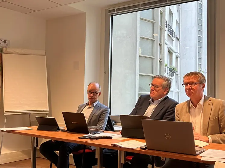 <em class="placeholder">Olivier Dauger, Christophe Büren, Benjamin Lammert.</em>