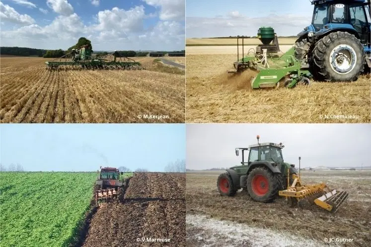 <em class="placeholder">Implantations et destructions de couverts d&#039;interculture. </em>