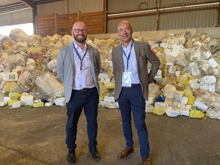 <em class="placeholder">Ronan Vanot, directeur général et Christophe Grison, président d&#039;Adivalor.</em>