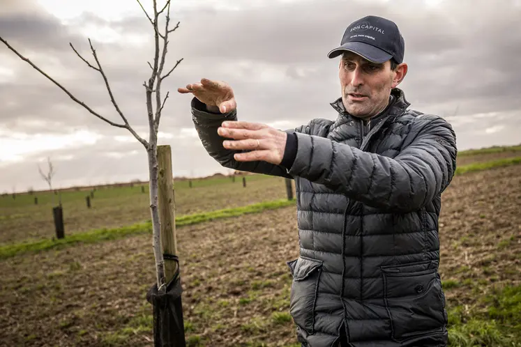 <em class="placeholder">Perwez, Belgique. 2023-12-11. Portrait de Chuck de Liedekerke, CEO et co-fondateur de Soil Capital. Photographie de Valentin Bianchi / Hans Lucas</em>
