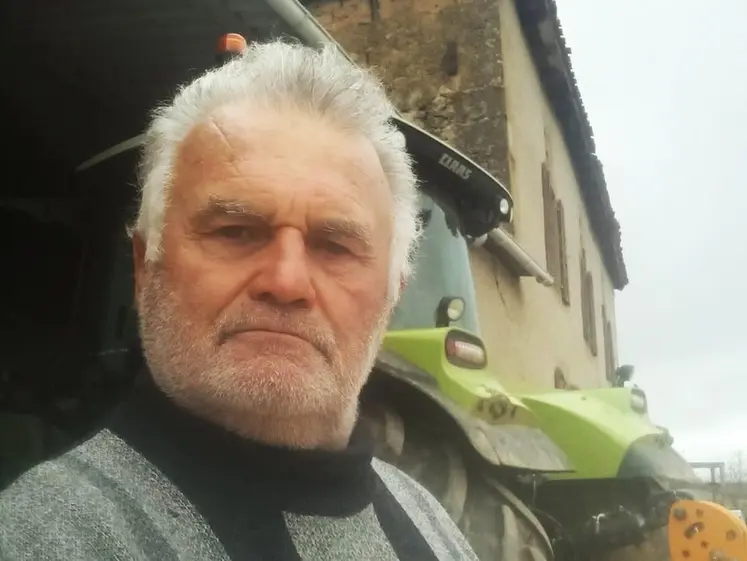 <em class="placeholder">portrait de Claude Maylin, agriculteur à Charlas (Haute-Garonne)</em>