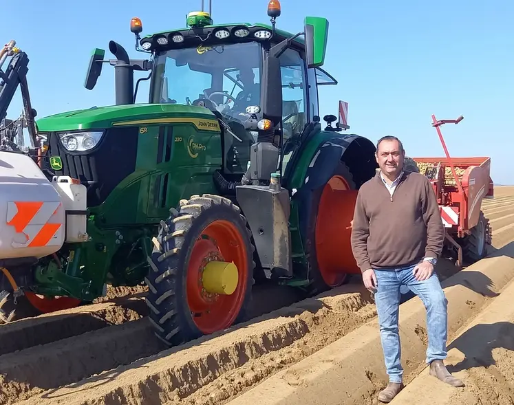 <em class="placeholder">Georges Laigle, producteur de pommes de terre à Bihucourt (Pas-de-Calais),
"</em>