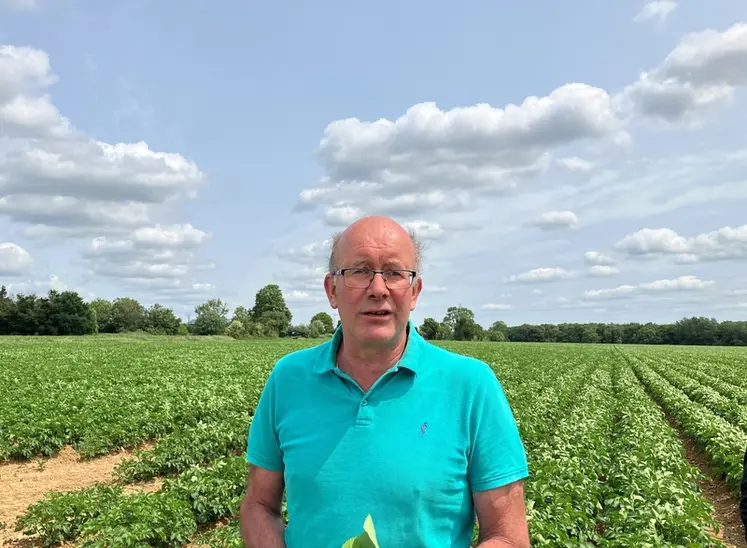 <em class="placeholder">Gilles Delannoy, agriculteur multiplicateur de plants de pommes de terre à Doullens dans la Somme</em>