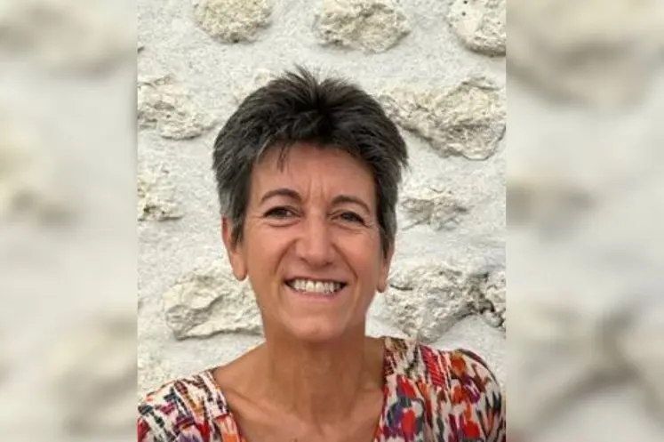<em class="placeholder">Béatrice Blanchard, exploitante avec son mari à Mouthiers-sur-Boëme en Charente.</em>