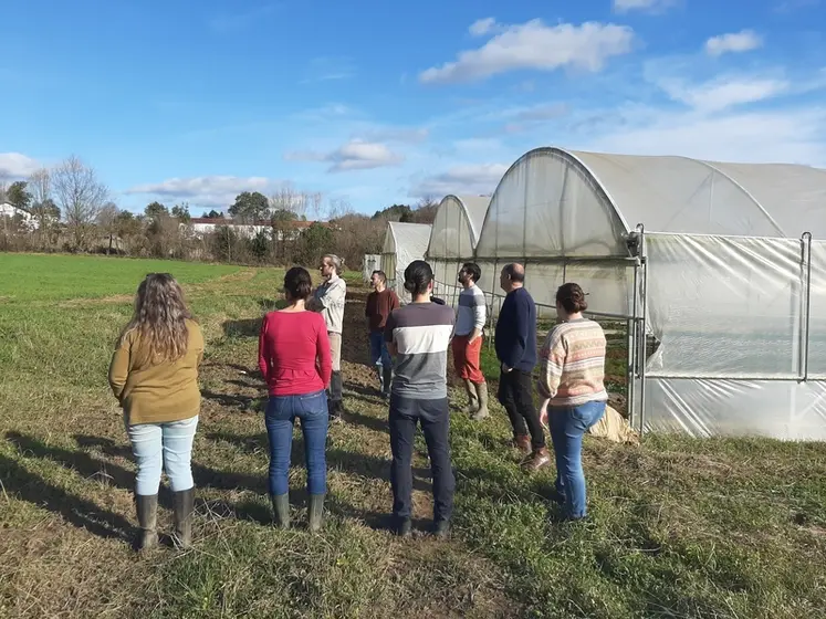 <em class="placeholder">Des stagiaires en formation dans un exploitation maraîchère</em>