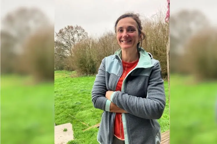 <em class="placeholder">Frédérique Gerbaud, utilisatrice et secrétaire de la banque de travail de la Cuma La Concorde.</em>