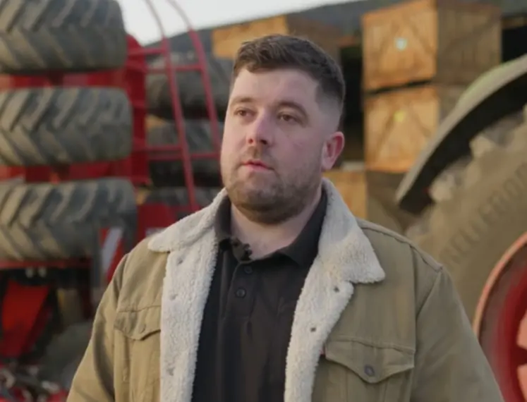 <em class="placeholder">Pierre Gautier, agriculteur à Paule, dans les Côtes-d’Armor.</em>