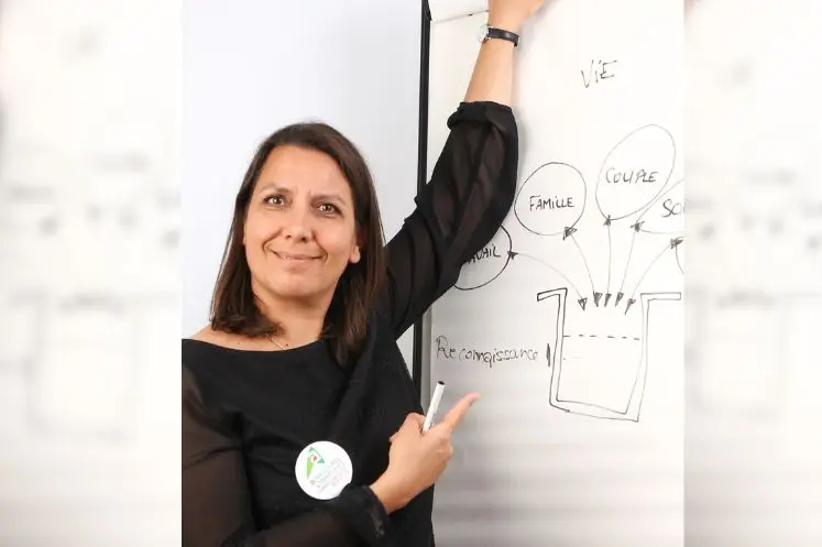 Sophie Bidet, accompagnatrice en relations humaines et stratégie d’entreprise à la chambre d’agriculture d’Indre-et-Loire.