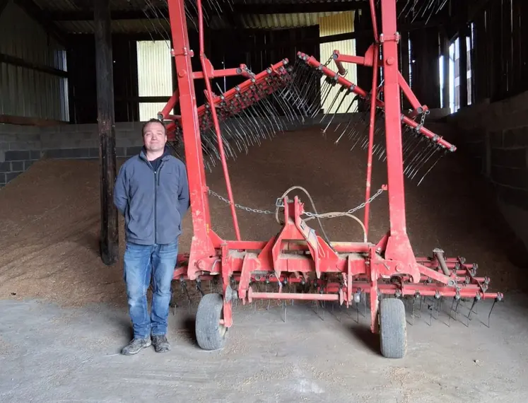 Xavier Bazart, agriculteur à Issoncourt (Meuse),