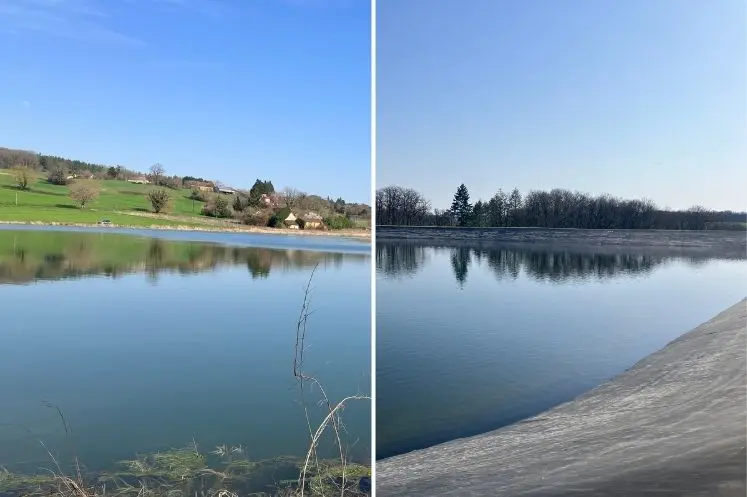 Retenue collinaire et réserve de substitution.