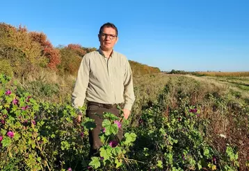 Laurent Gasnier, agriculteur à Épieds-en-Beauce dans le Loiret.