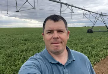 Benjamin Lirochon, agriculteur à Eole-de-Beauce (28)"Je fais entre cinq et sept tours d’eau sur maïs sur une campagne."