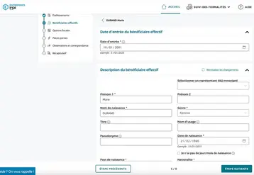 <em class="placeholder">Capture d&#039;écran de la télédéclaration des bénéficiaires effectifs au Guichet unique de l&#039;INPI</em>