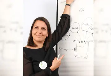 Sophie Bidet, accompagnatrice en relations humaines et stratégie d’entreprise à la chambre d’agriculture d’Indre-et-Loire.