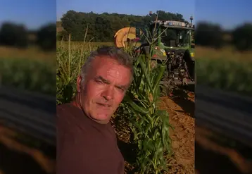 Xavier Priault, céréalier dans le Loiret.