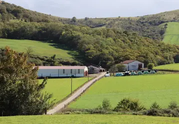 <em class="placeholder">Chemin goudronné entre parcelles agricoles</em>