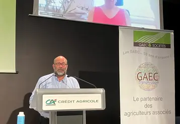 <em class="placeholder">Grégory Nivelle président de Gaec &amp; Sociétés au congrès de Montrouge (2026)</em>