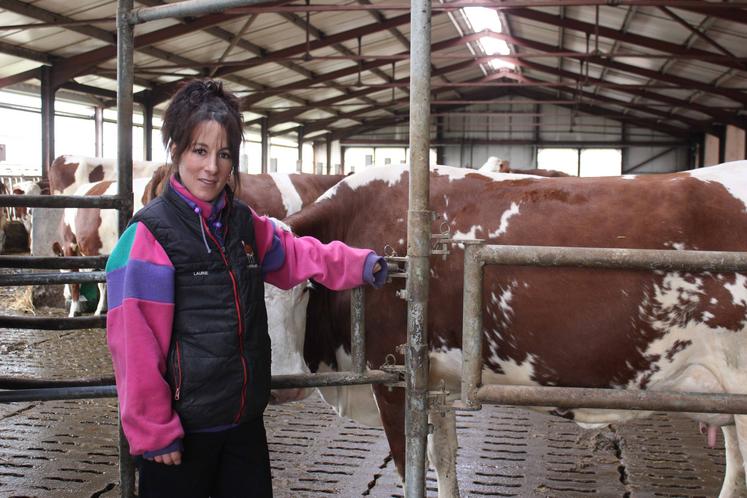 Laurie Faisandier agriculltrice à St Jean de Nay