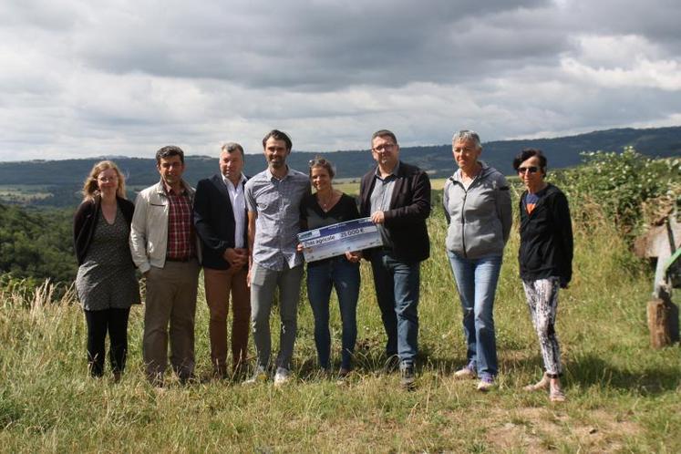 Les jeunes repreneurs sont installés sur la ferme de Odette et Michel Leblay à Autrac.