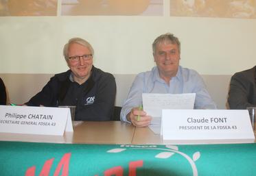 Philippe Chatain et Claude Font.