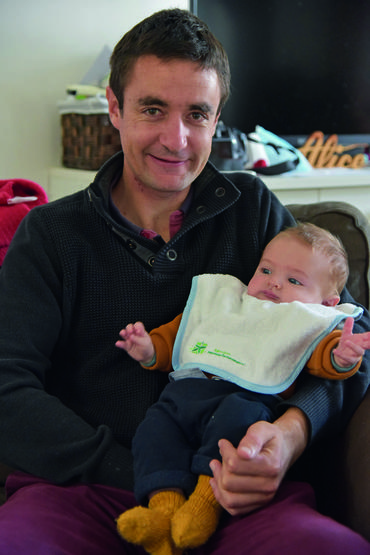 Antoine Picard a bénéficié d'un congé paternité à la naissance de son fils.