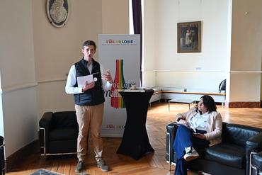 Alexis Trentesaux, directeur marketing et communication d'Interloire, a présenté les chiffres 2022 de l'export pour les vins du Val de Loire. 