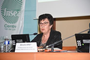 Mireille Binet a présidé l'AG de la section des anciens exploitants.