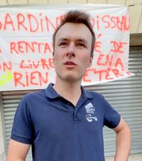 Guillaume Hardy, président de Jeunes agriculteurs d'Eure-et-Loir.