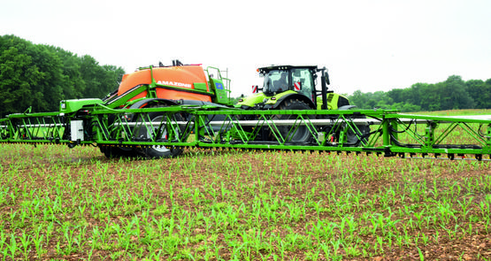 D'apparence classique, l'Amazone Smart Sprayer contient en réalité des ­équipements très poussés pour le traitement localisé des adventices.