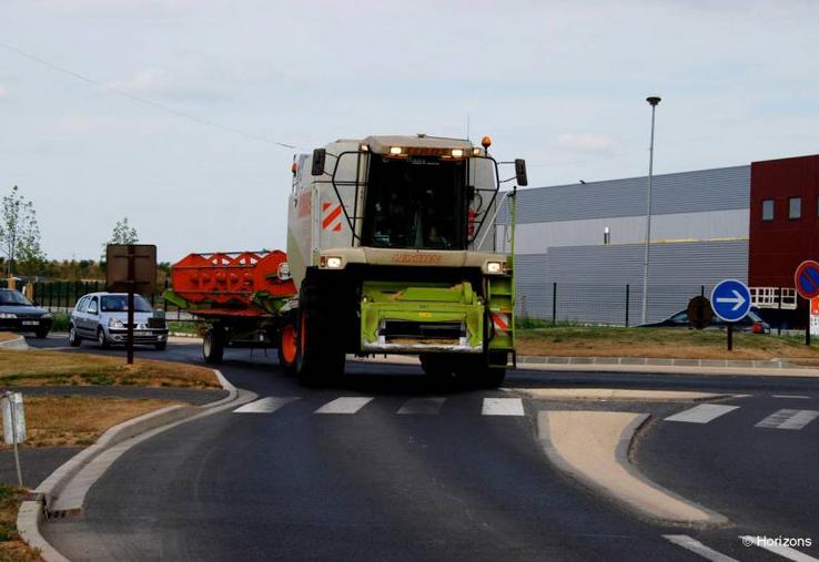 La circulation des engins agricole en secteur péri-urbain