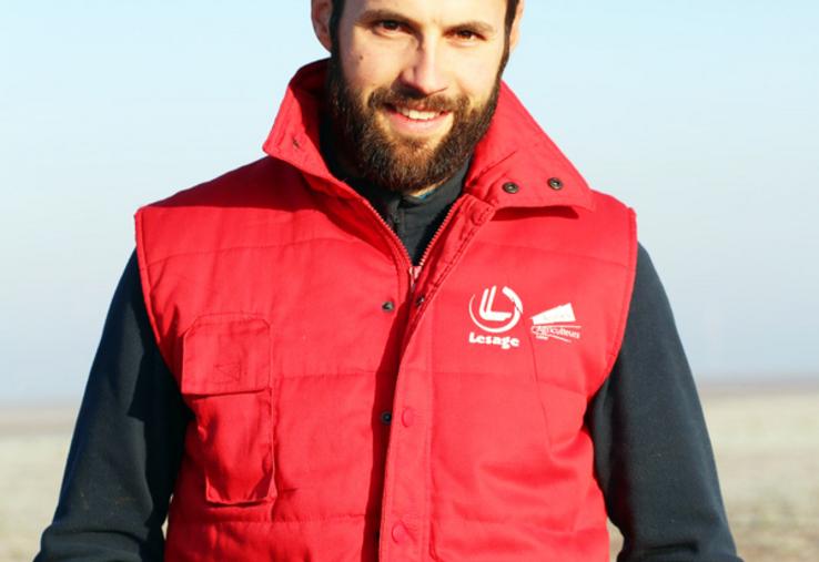 À 32 ans, Basile Faucheux, ancien vice-président de JA national, vient de prendre les rênes de l'association Agridemain.