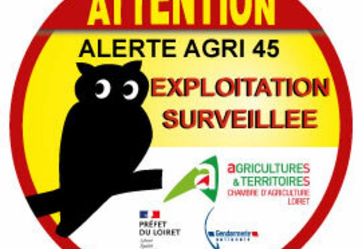 L'adhésion au dispositif Alerte Agri 45 est gratuite.