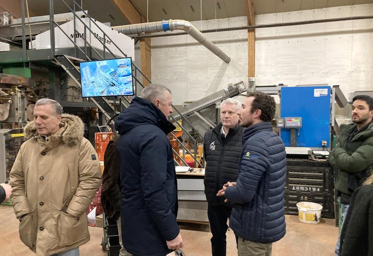 Jeudi 2 février, Christophe Hillairet, président de la chambre d'Agriculture de région Île-de-France, participe à la rencontre entre les producteurs et les représentants de Lidl.