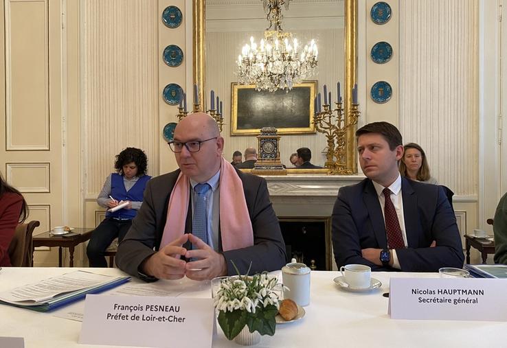 François Pesneau, préfet de Loir-et-Cher, a argumenté auprès de la presse sont refus vis-à-vis du projet touristique des Pommereaux. 